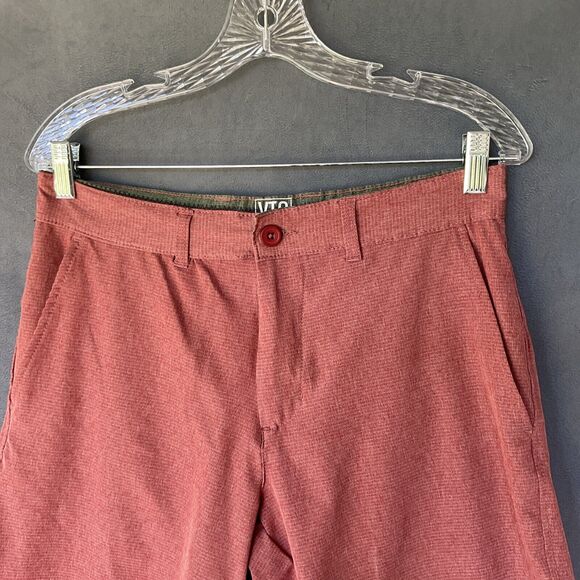 Vintage 1946 Men’s Size 30 Performance Shorts Active Burgandy Moisture Wicking - Picture 7 of 12